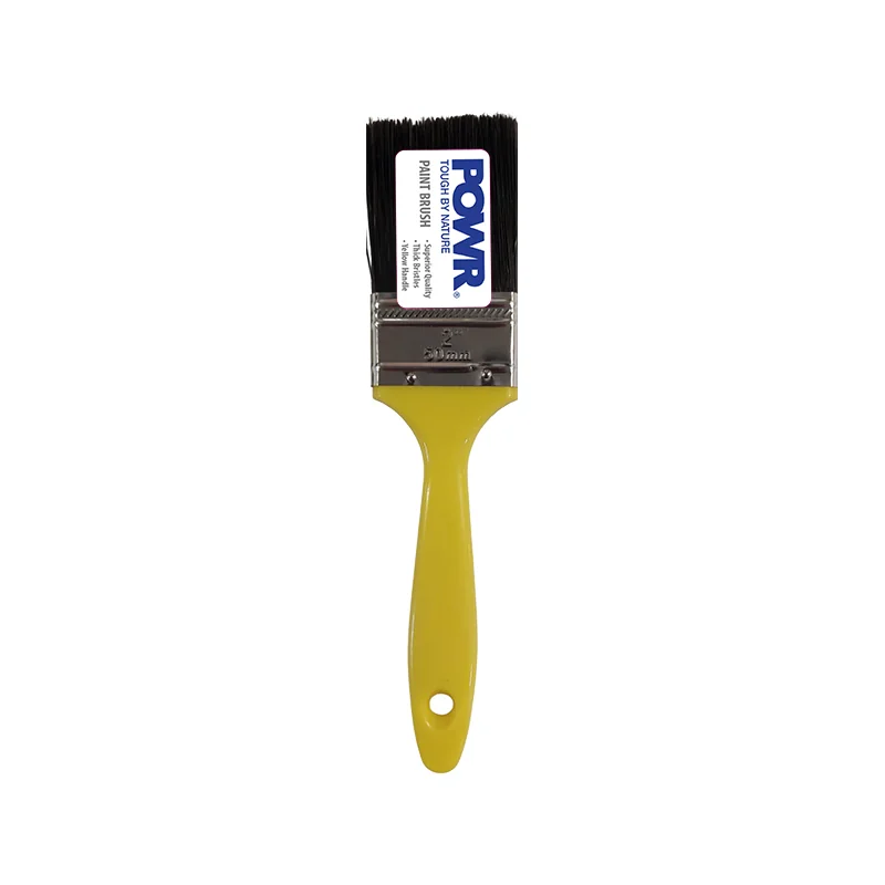 B40465.webp BRUSH PAINT BRUSH YELLOW HANDLE 50MM - Image 1