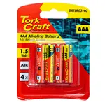 BATTERY AAA 1.5V 4 PACK CARDED ALKALINE