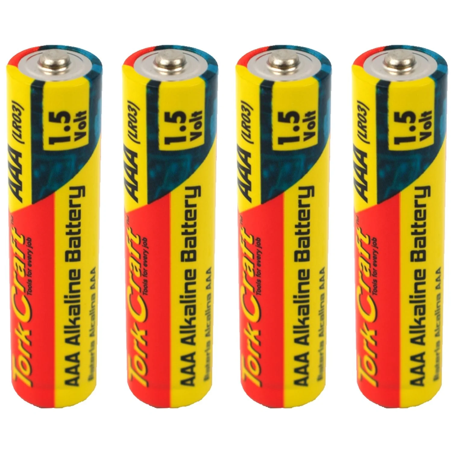 BATLR03-4S.webp BATTERY AAA 1.5V X4 PACK LR03 4S SHRINK WRAP ALKALINE (MOQ 30) - Image 1