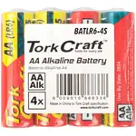 BATTERY AA 1.5V X4 PACK LR6 4S SHRINK WRAP ALKALINE (MOQ 30) - Image 2