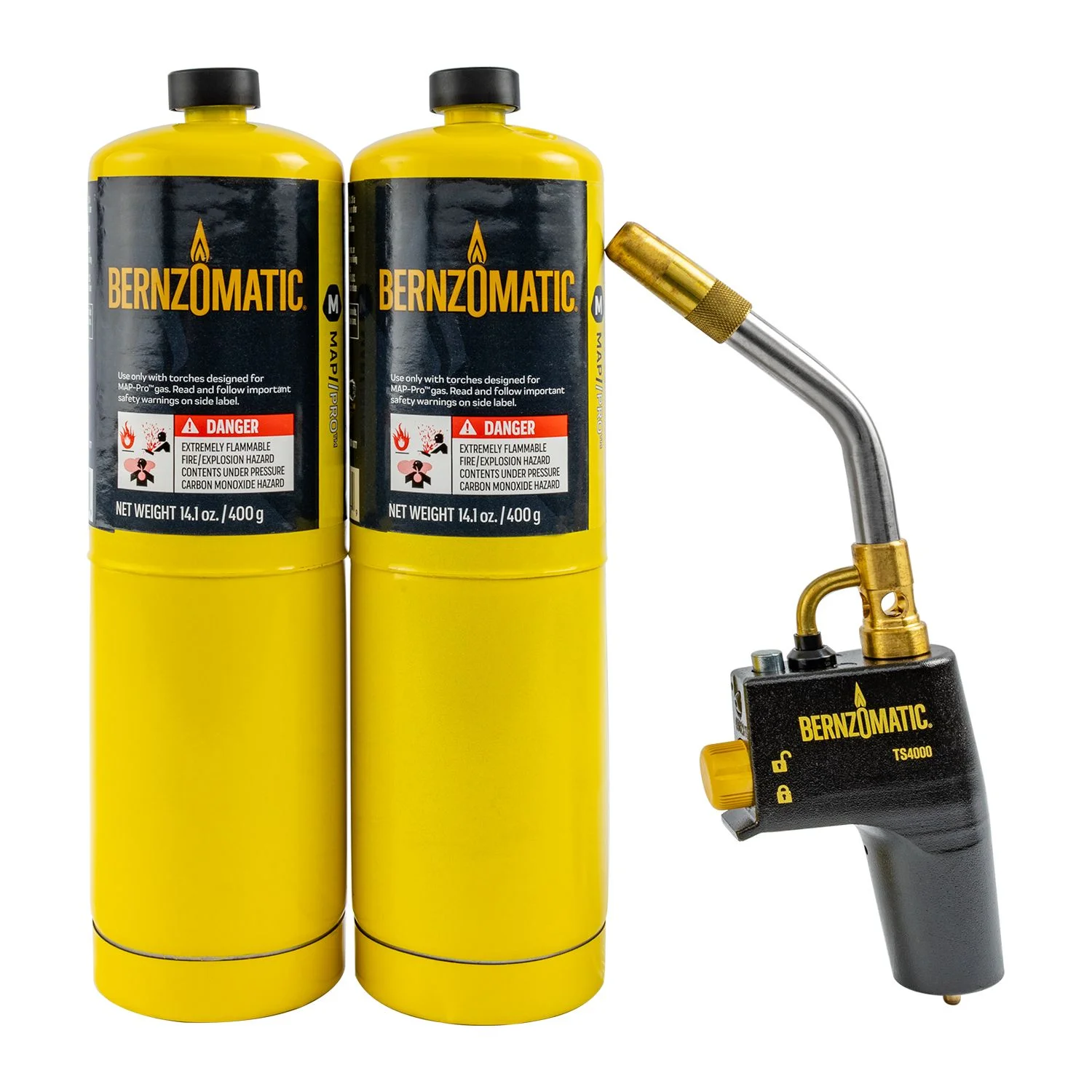 BERKIT002.webp COMBO PACK 2 X PRO-MAX CYLINDER C/W TS4000T TORCH - Image 1