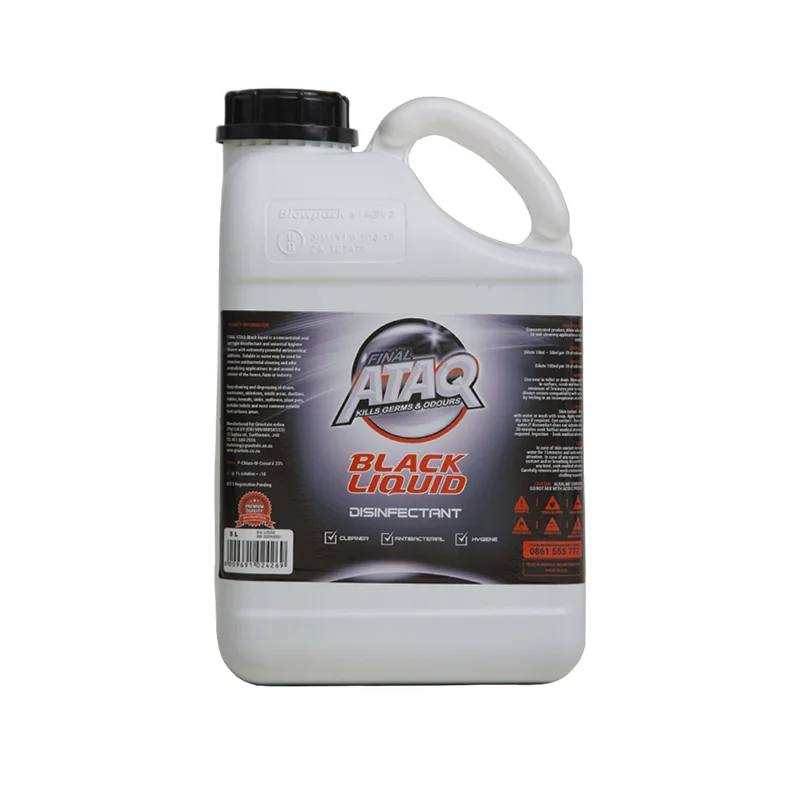 C10058.webp ATAQ BLACK LIQUID DISINFECTANT 5LTR FDIP001 - Image 1