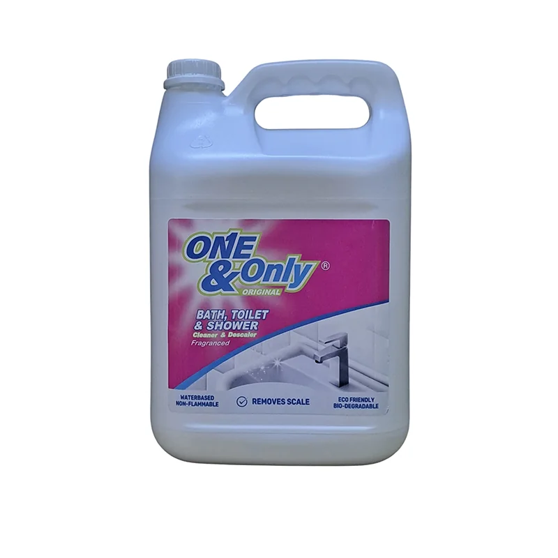 C10256.webp ONE & ONLY BATH TOILET & SHOWER CLEANER & DESCALER 5LTR - Image 1