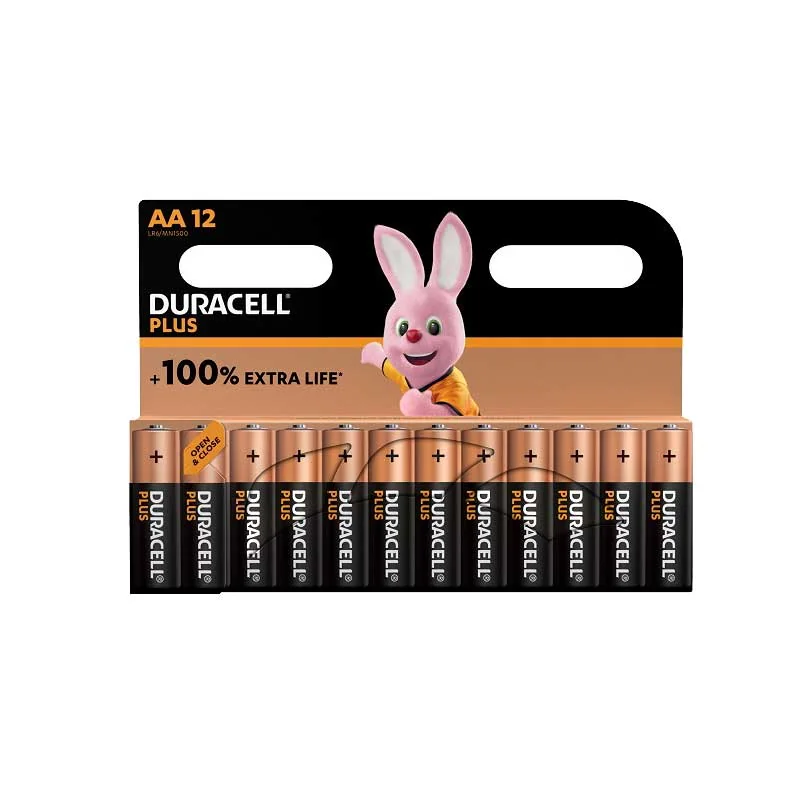 C10278.webp BATTERY DURACELL PLUS AA 12 S DURO45 - Image 1