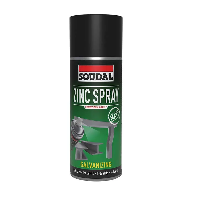 C10330.webp ZINC AEROSOL SPRAY 400ML SOUDAL - Image 1