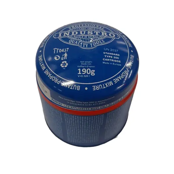 GAS BUTANE CARTRIDGE 190GR