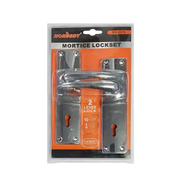 LOCKSET MORTICE 2 LEVER BLISTER ROCCO SABS