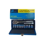 SOCKET DRIVER SET 1/2" 12 PIECE CH/VAN IN TOOL BOX AD-5003