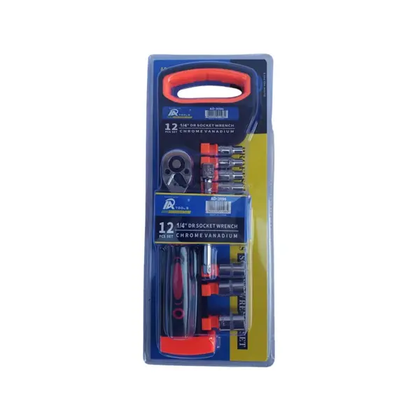 SOCKET DRIVER SET 1/4" 12 PIECE CH/VANADIUM 2196