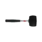 RUBBER MALLET BLACK SHORT HNDL 500GR RIGGER  21263