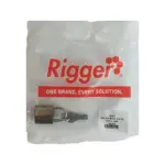 LOCK PADLOCK BRASS CARDED 3 KEYS 25MM RIGGER T25MM