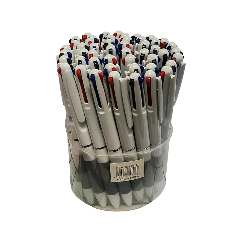 CH0072.webp BALL POINT PENS TRI-COLOUR BLU/BLK/RED 50PCE BS7269 - Image 1