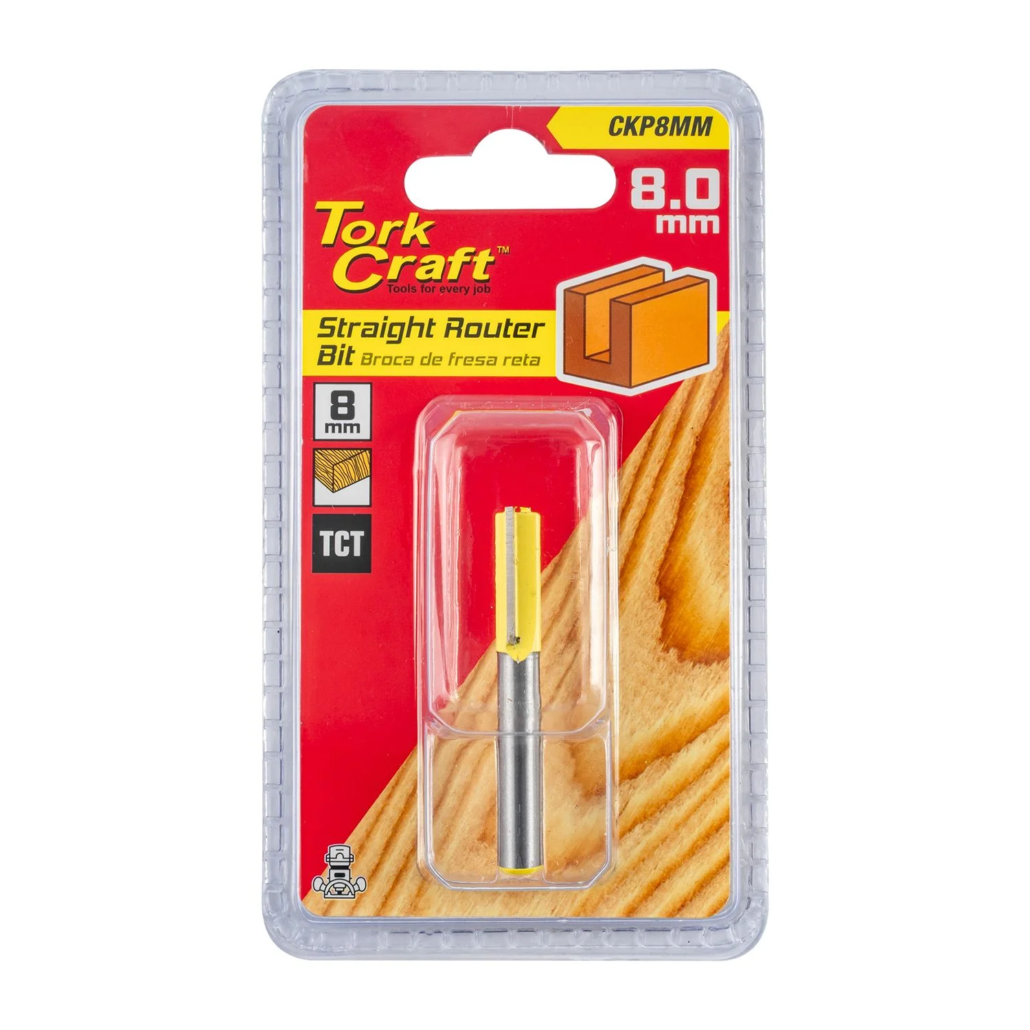 CKP8MM.webp ROUTER BIT STRAIGHT 8MM - Image 1