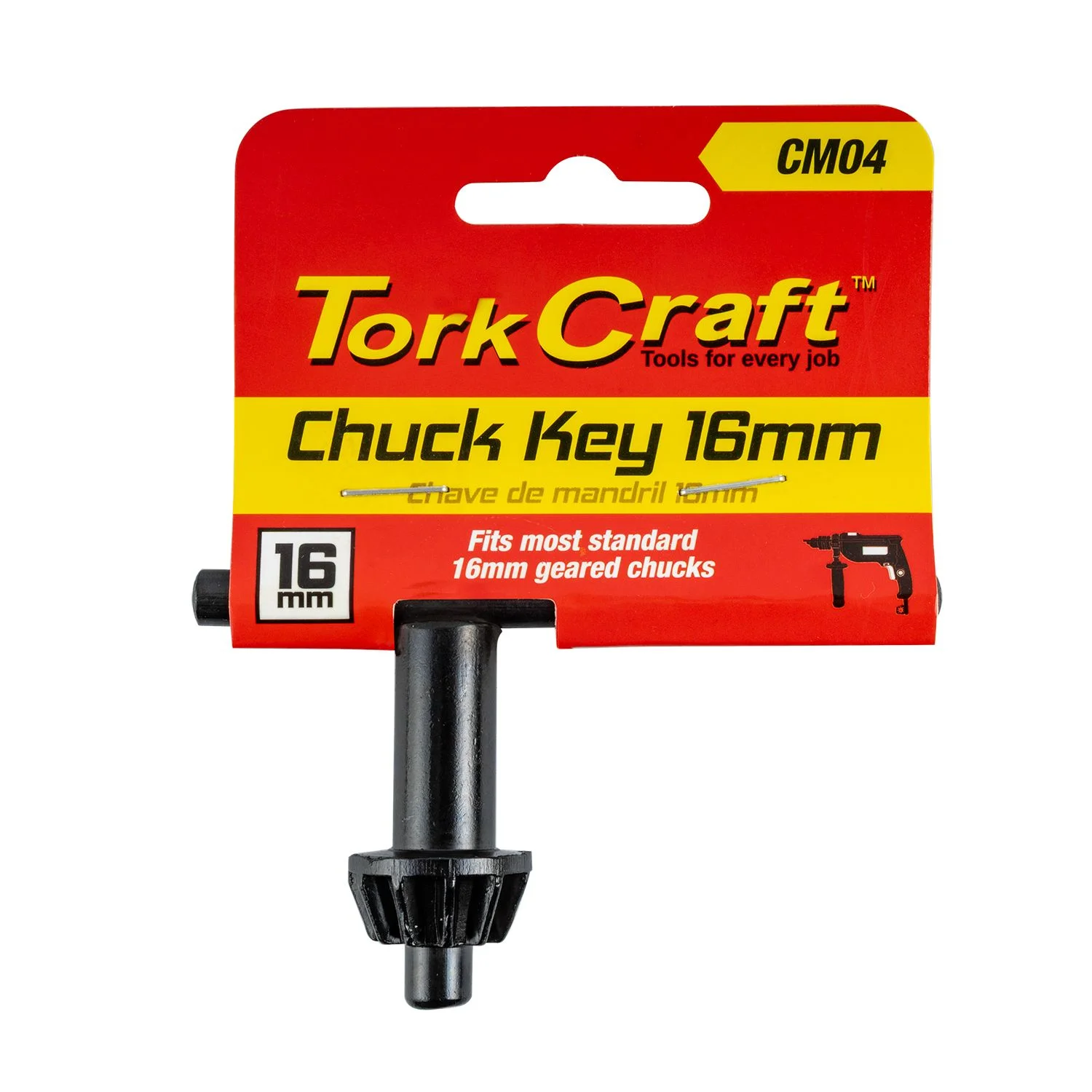 CM04.webp CHUCK KEY FOR 16MM CHUCKS - Image 1