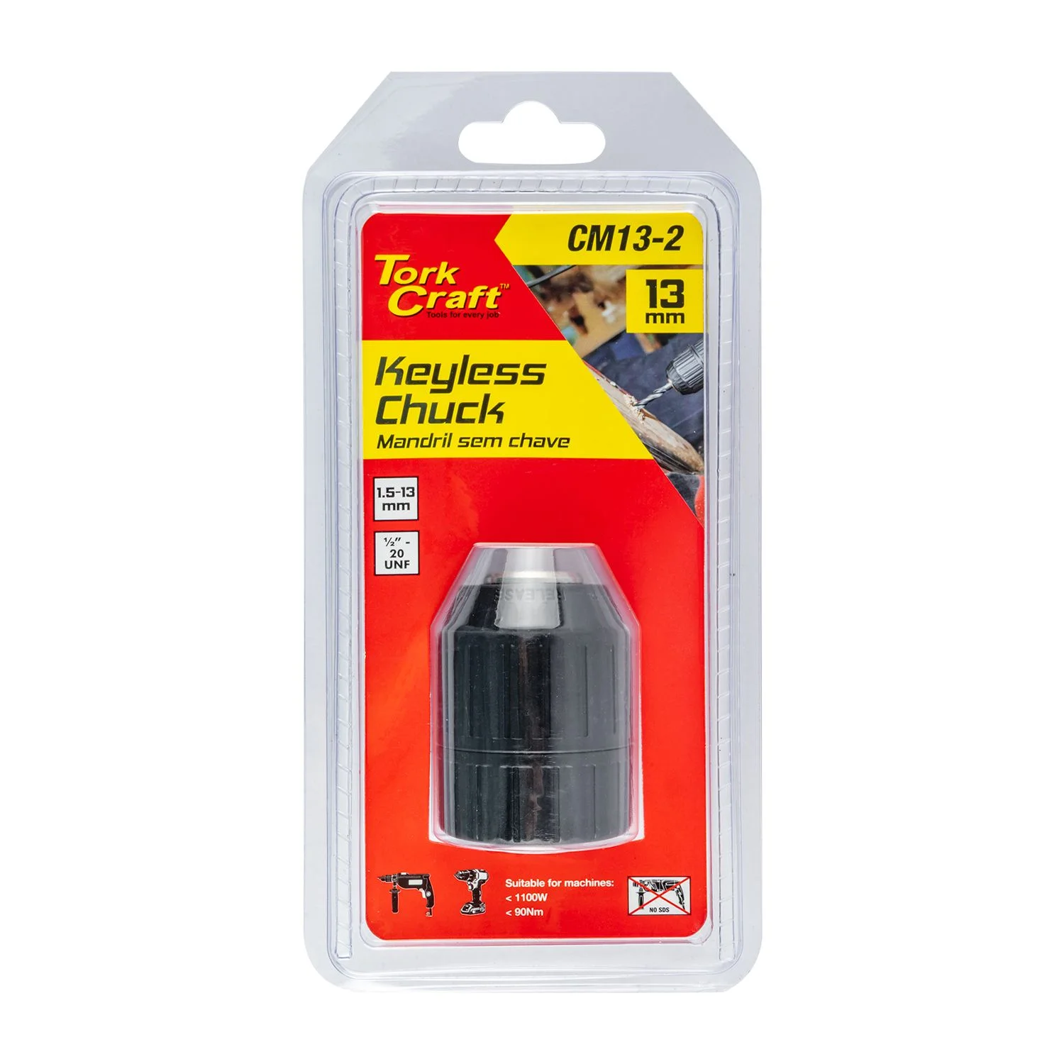 CM13-2.webp CHUCK KEYLESS 13MM 1/2X20 UNF - Image 1