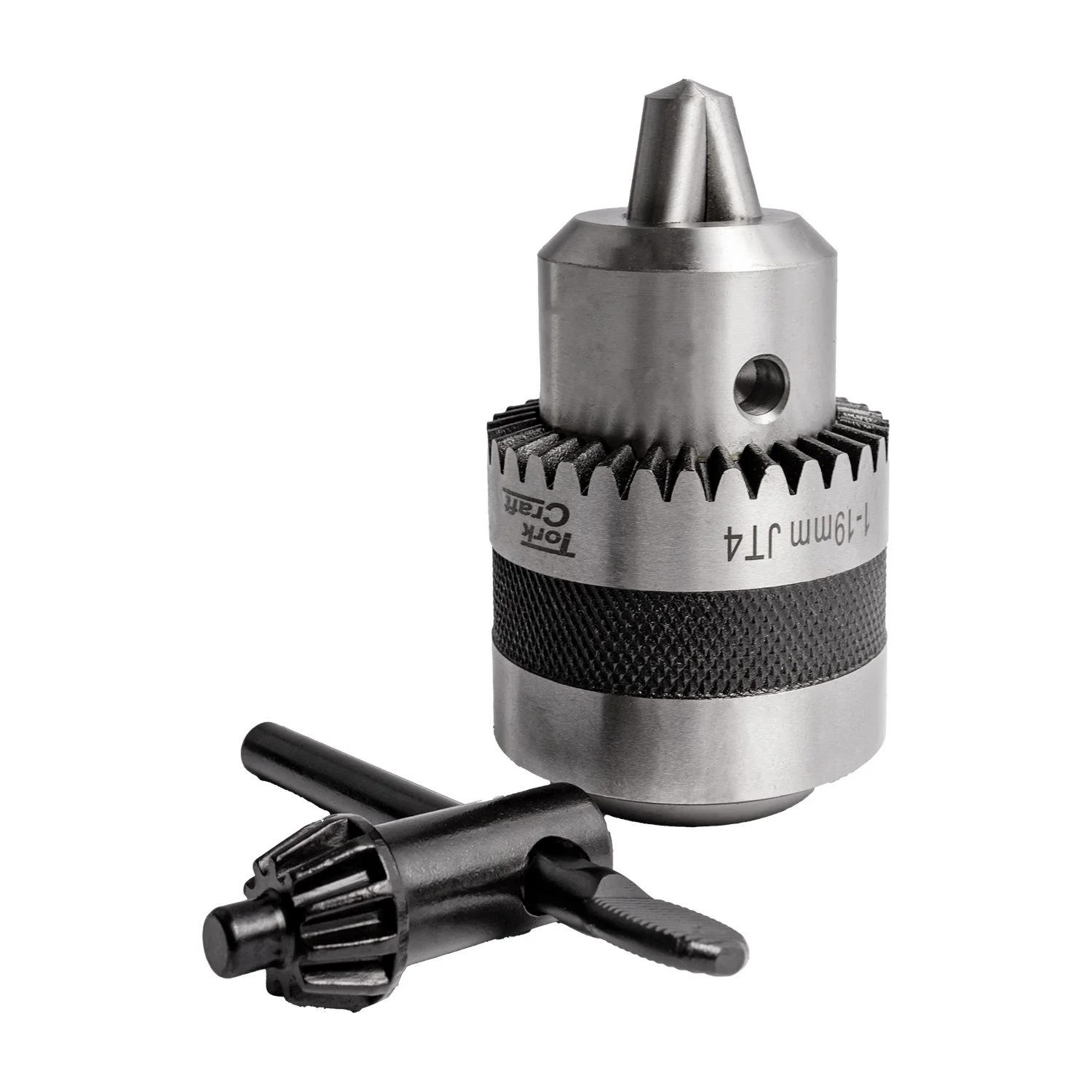 CM19.webp CHUCK and KEY 1.0 - 19.0 JT4 TAPER MOUNT. - Image 1