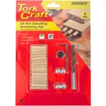 DOWELING ACCESSORY KIT 6MM - 34 PIECE (BIRCH WOOD) - Image 2