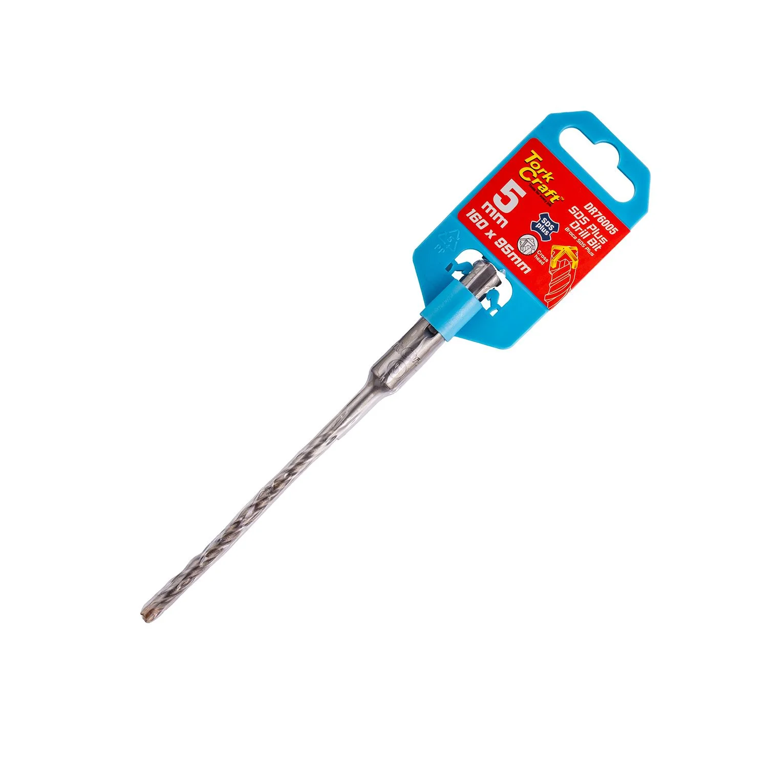 DR76005.webp SDS PLUS CROSS HEAD REBAR 5MM X 95MM X 160MM DRILL BIT - Image 1