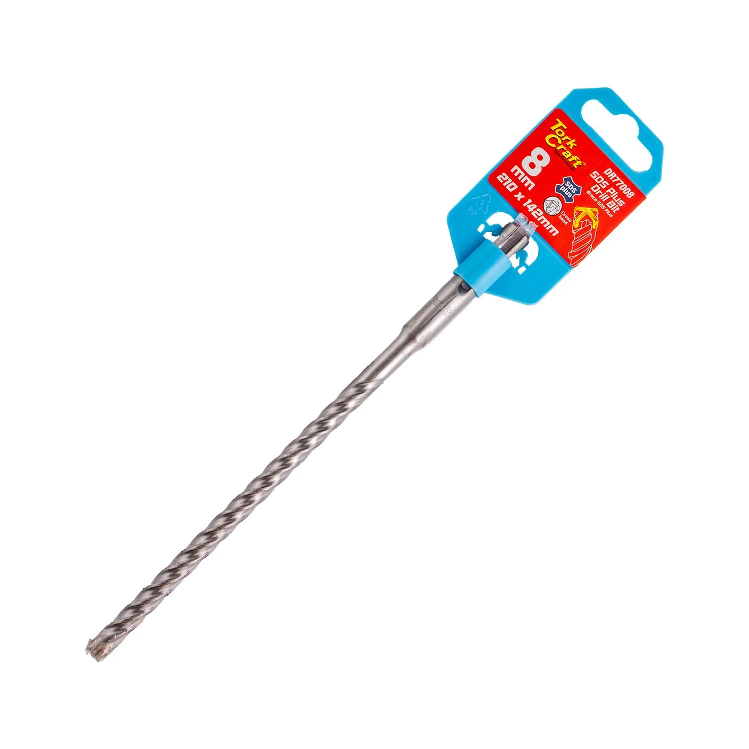 DR77008.webp SDS PLUS CROSS HEAD REBAR 8MM X 142MM X 210MM DRILL BIT - Image 1