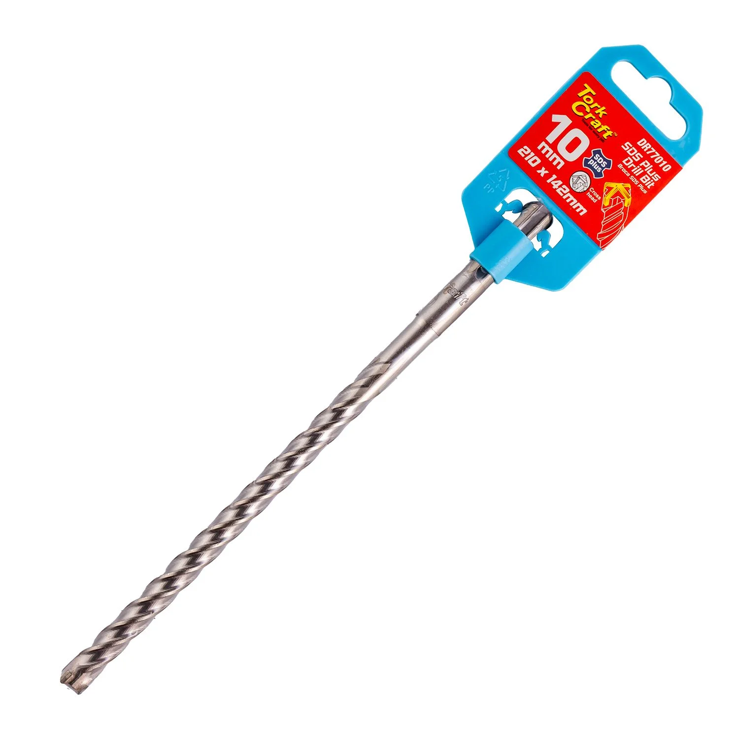 DR77010.webp SDS PLUS CROSS HEAD REBAR 10MM X 142MM X 210MM DRILL BIT - Image 1