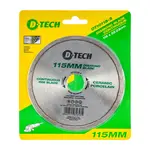 DIAMOND BLADE CONTINUOUS RIM 115X22 23MM CERAMIC/PORCELAIN