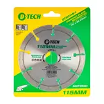 DIAMOND BLADE SEGMENTED STD. 115X22 23MM CONCRETE/CLAY BRICKS