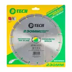DIAMOND BLADE SEGMENTED STD. 230X22 23MM CONCRETE/CEMENT/CLAY BRICK
