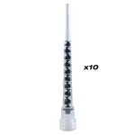 MIXER NOZZLES 10PC 2 COMPONENT CHEMICAL ANCHORS