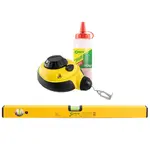 SPIRIT LEVEL 600MM and 30M CHALK LINE H/DUTY DTSL0060B/DTCL030
