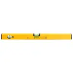 SPIRIT LEVEL BOX 600MM X 1.4MM 2 X VIAL 0.5MM ACCUR. ALUM.