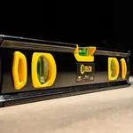 SPIRIT LEVEL BEAM 600MM X 1.6MM 3 X VIAL 0.5MM ACCUR. ALUM. - Image 3