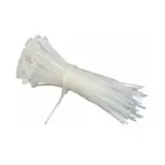 CABLE TIES WHITE 104MM*2.5MM PACK 100 T18R