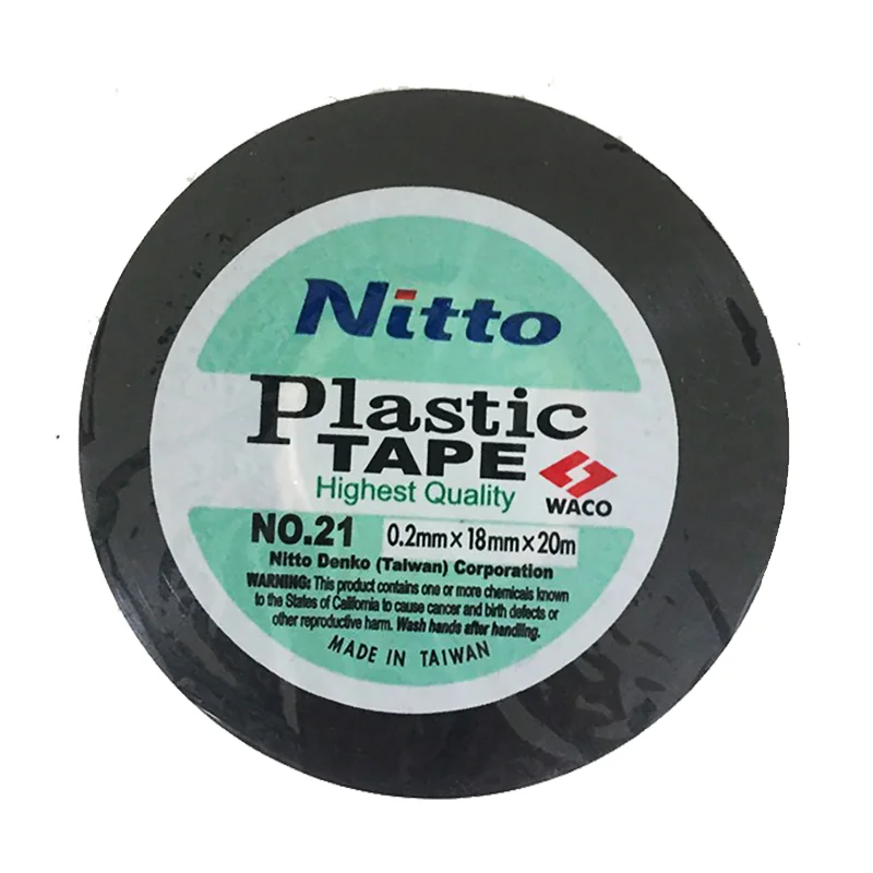 E10202.webp INSULATION TAPE NITTO 20MT BLACK - Image 1