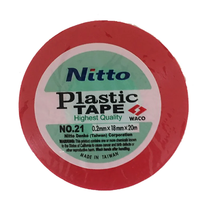 E10203.webp INSULATION TAPE NITTO 20MT RED - Image 1