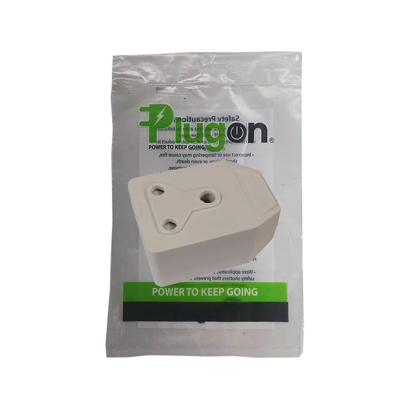 E10283.webp PLUG COUPLER JANUS 2*16AMP NYLON (WHITE) LM1391 - Image 1