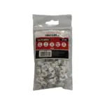 CABLE CLIPS PVC ROUND  7MM BOX 100