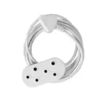EXTENSION CORD WHITE  5MTX10MP (2X3 PIN) EXT005