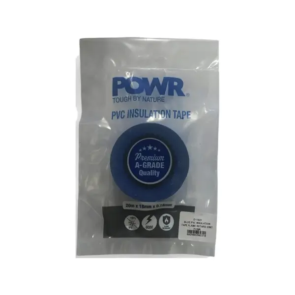 TAPE INSULATION PVC FLAME RETARD 20MT BLUE