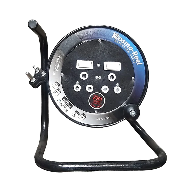 E11026.webp EXTENSION REEL METAL 2X16A 20MTX1.5MM - Image 1