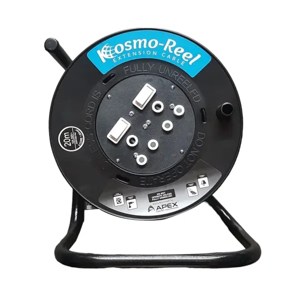 EXTENSION REEL PLAST 2X10A 20MTX1.0MM