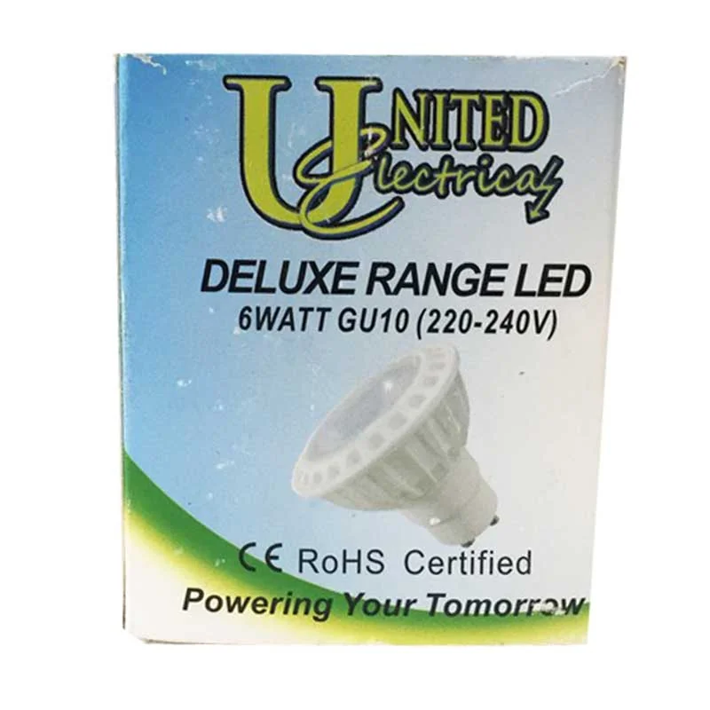 E11084.webp GLOBE DOWNLIGHT LED DELUX 6W 230V COOL/W GU10 350LM 30000HRS - Image 1