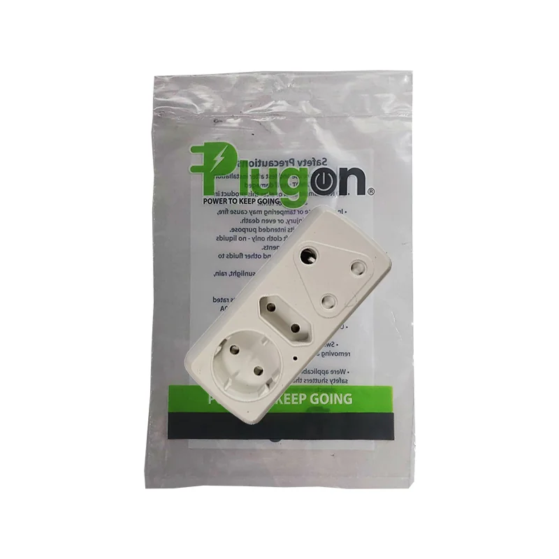 E11153.webp PLUG ADAPTOR R21 1X15AX 1X3 PIN X SHUKO - Image 1