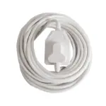 EXTENSION CORD 15MT X 10 AMP 2X3 PIN WHITE