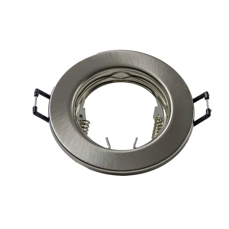 E11249.webp DOWNLIGHT FITTING GU10 FIXED SILVER - Image 1