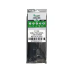 CABLE TIES BLACK 7.2MM X 400MM PKT 100 PLUGON