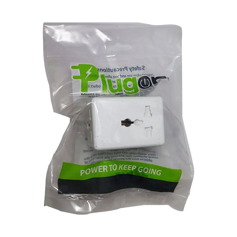 E11304.webp PLUGTOP ADAPTOR TRAVEL BOX SHAPE R-50 - Image 1
