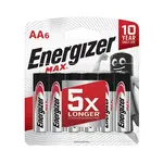 MAX AA BATTERY-6PACK (MOQ12) ENERGIZER