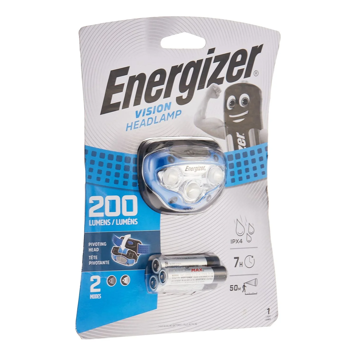 E300280304.webp HEADLIGHT 200LUMENS VISION BLUE ENERGIZER - Image 1