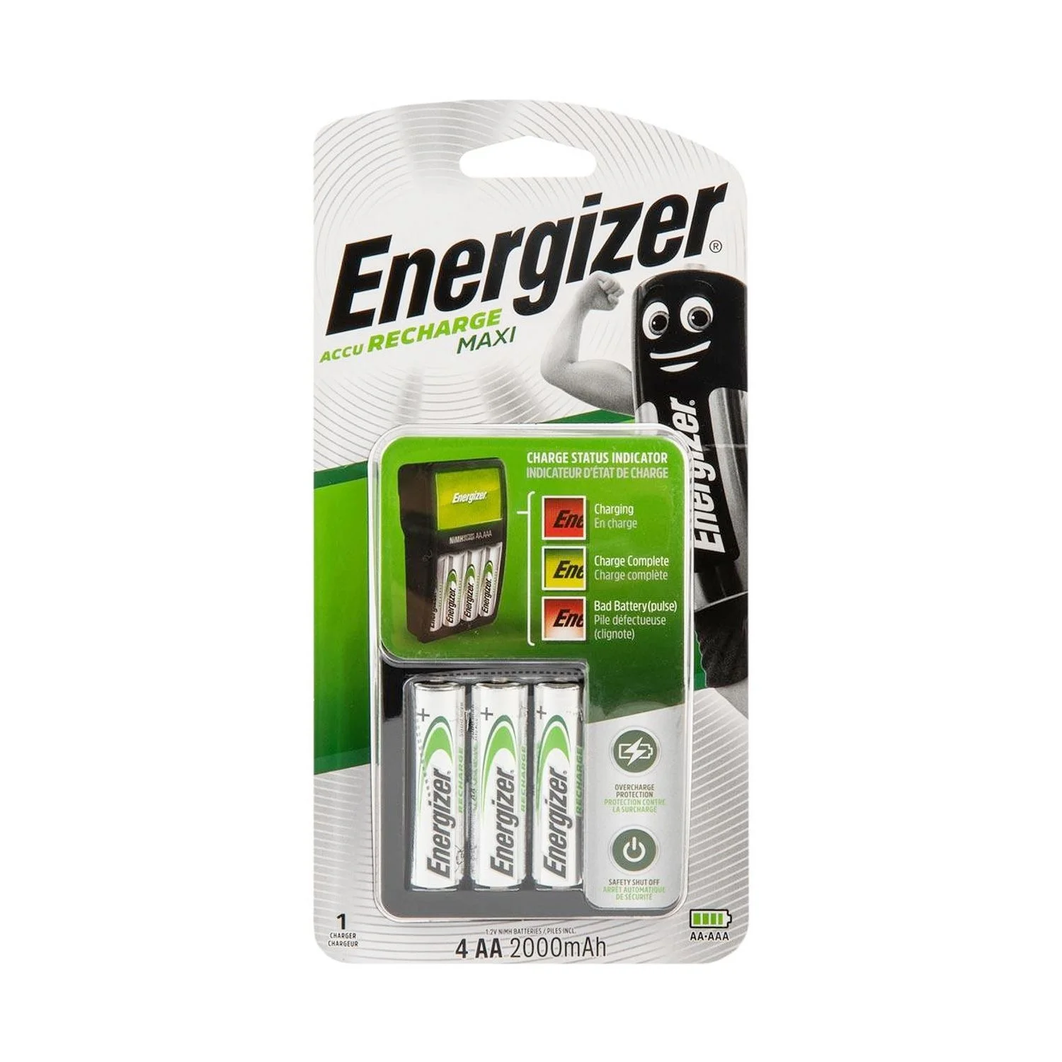 E300321201.webp MAXI CHARGER (WITH 4 X 2000MAH AA ) ENERGIZER - Image 1