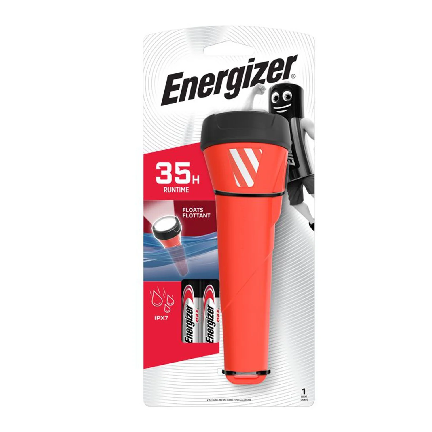 E300636300.webp WATERPROOF HANDHELD 2XAA LED FLASHLIGHT ENERGIZER TORCH - Image 1